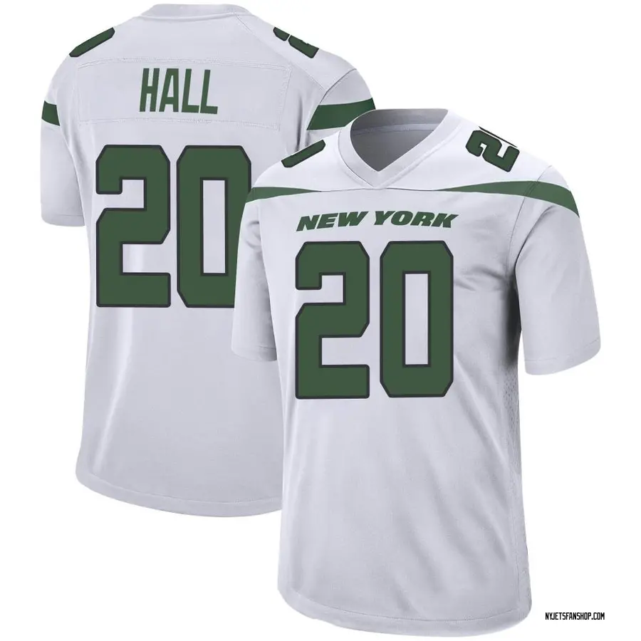 Nike Breece Hall New York Jets Youth Game Spotlight White Jersey