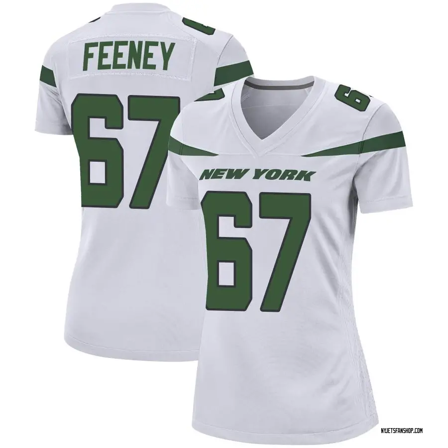 Nike Dan Feeney New York Jets Women's Game Spotlight White Jersey