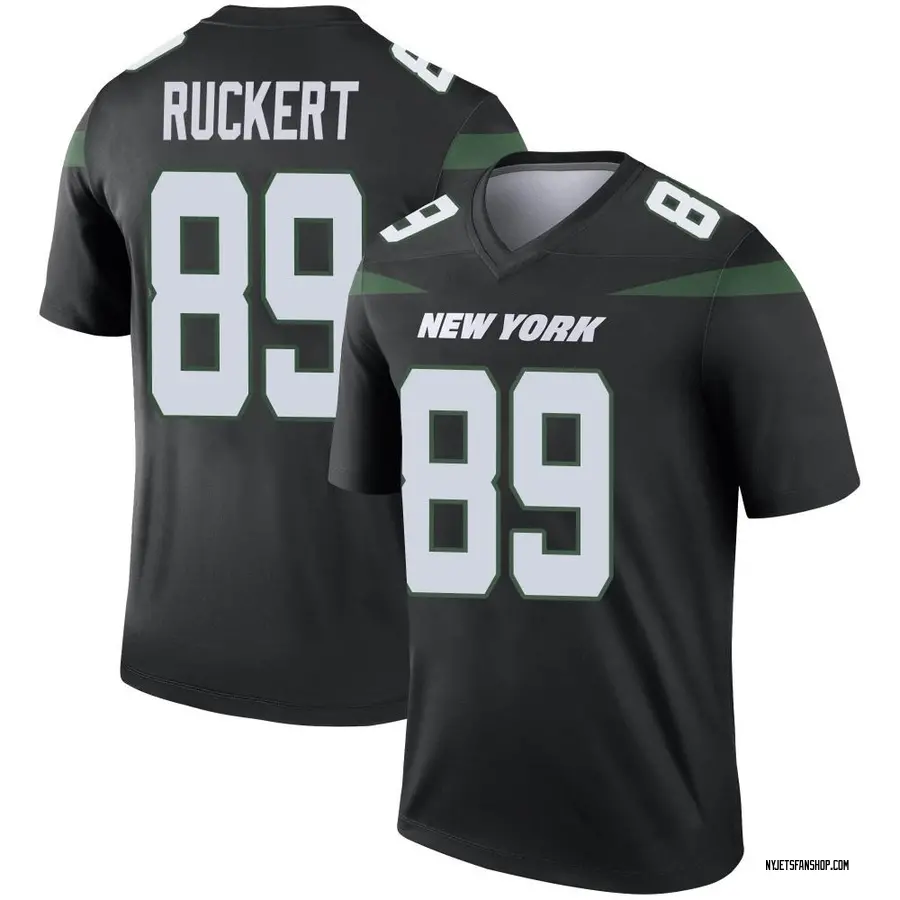 Nike Jeremy Ruckert New York Jets Men's Legend Stealth Black Color