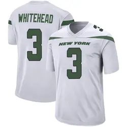 Nike Michael Carter II New York Jets Men's Game Spotlight White Jersey