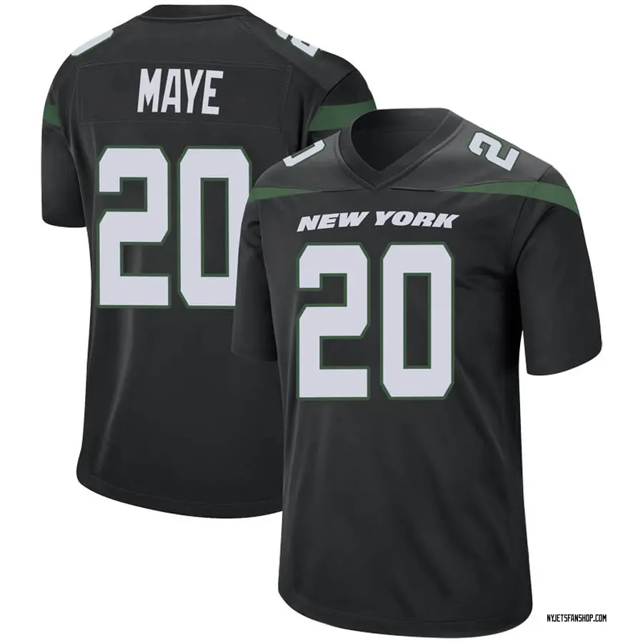 Nike Marcus Maye New York Jets Men's Game Stealth Black Jersey